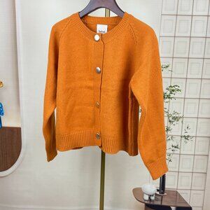 Orange cardigan
